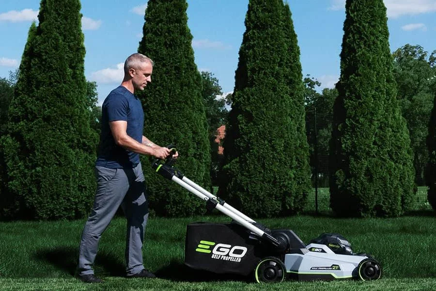 electric push mower